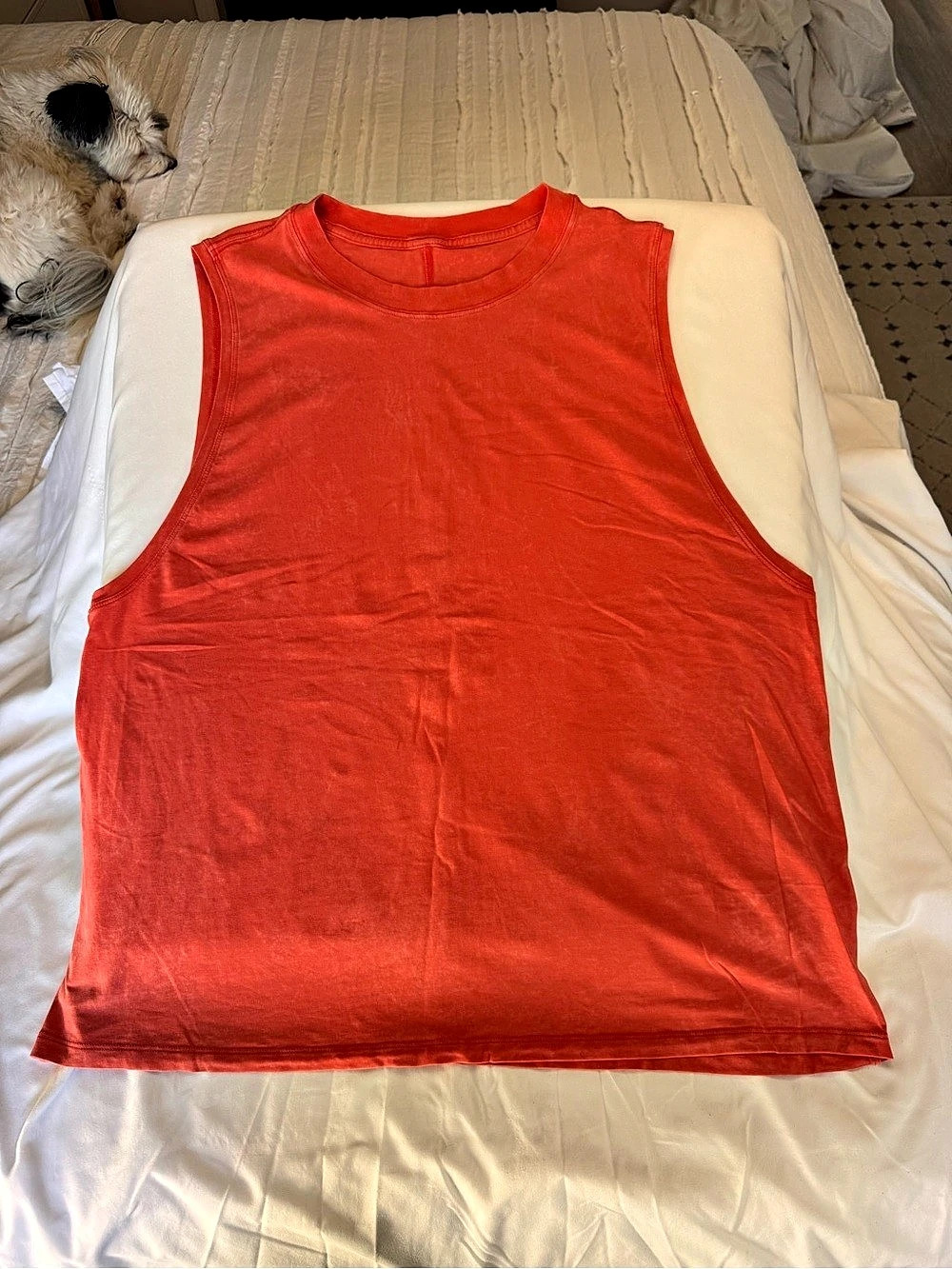 lululemon Orange Muscle Tee